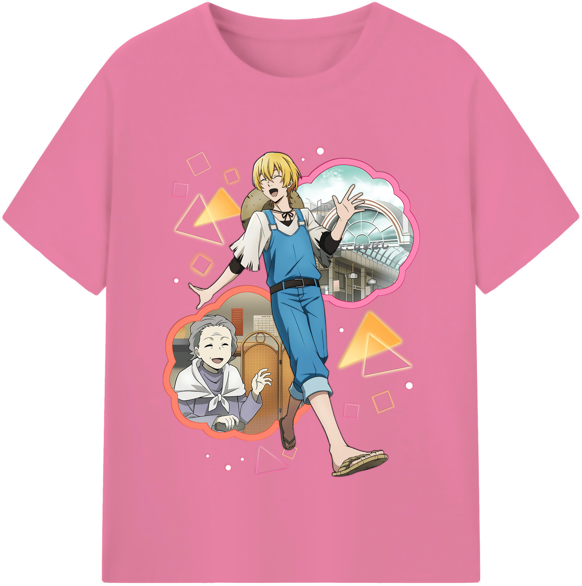（画像用） 文豪ストレイドッグス Bungo Stray Dogs 綿100％半袖Tシャツ（フロントプリント）